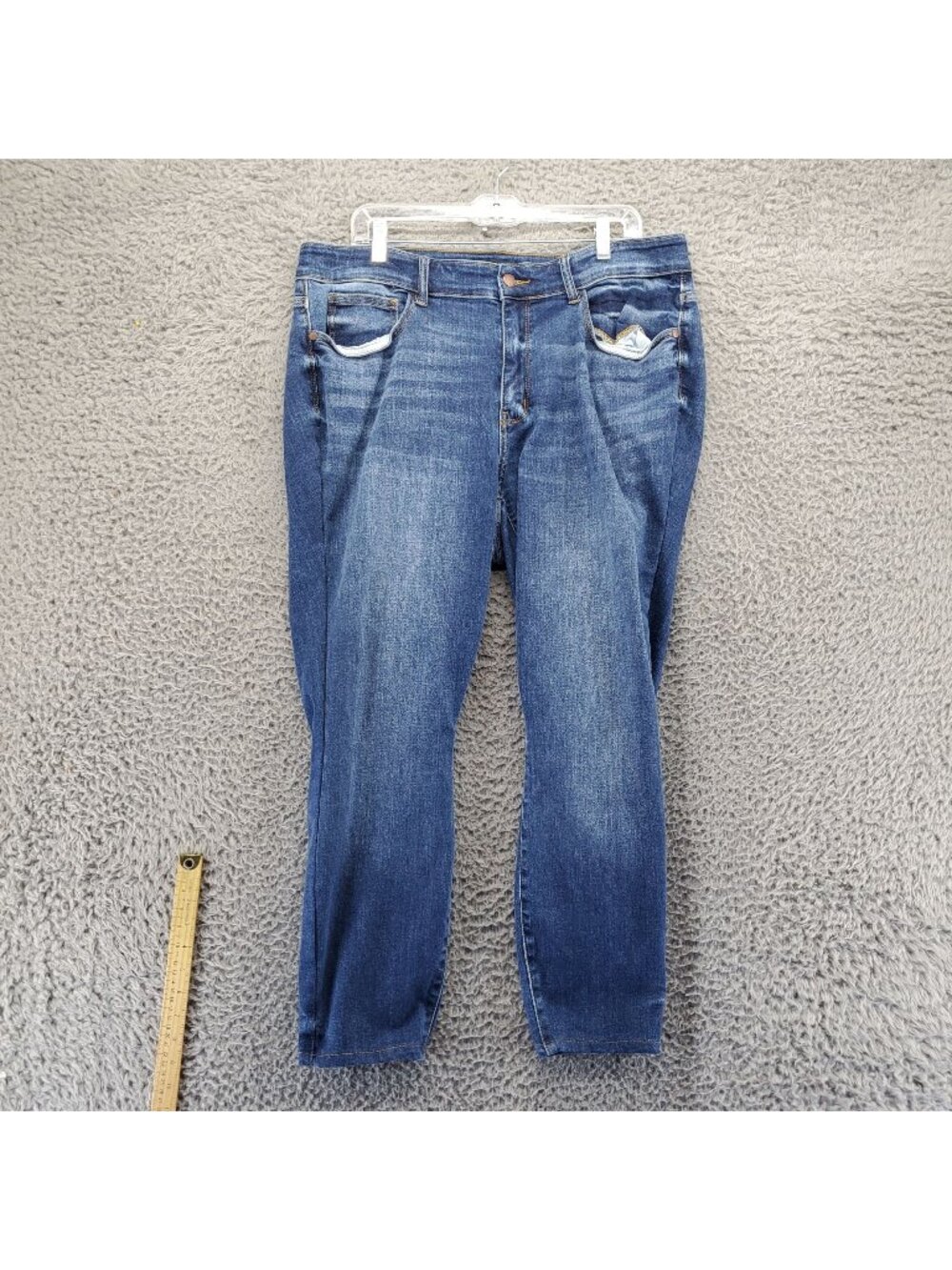Judy Blue Jeans Womens 18W Blue Skinny Fit Stretch Denim *Read*